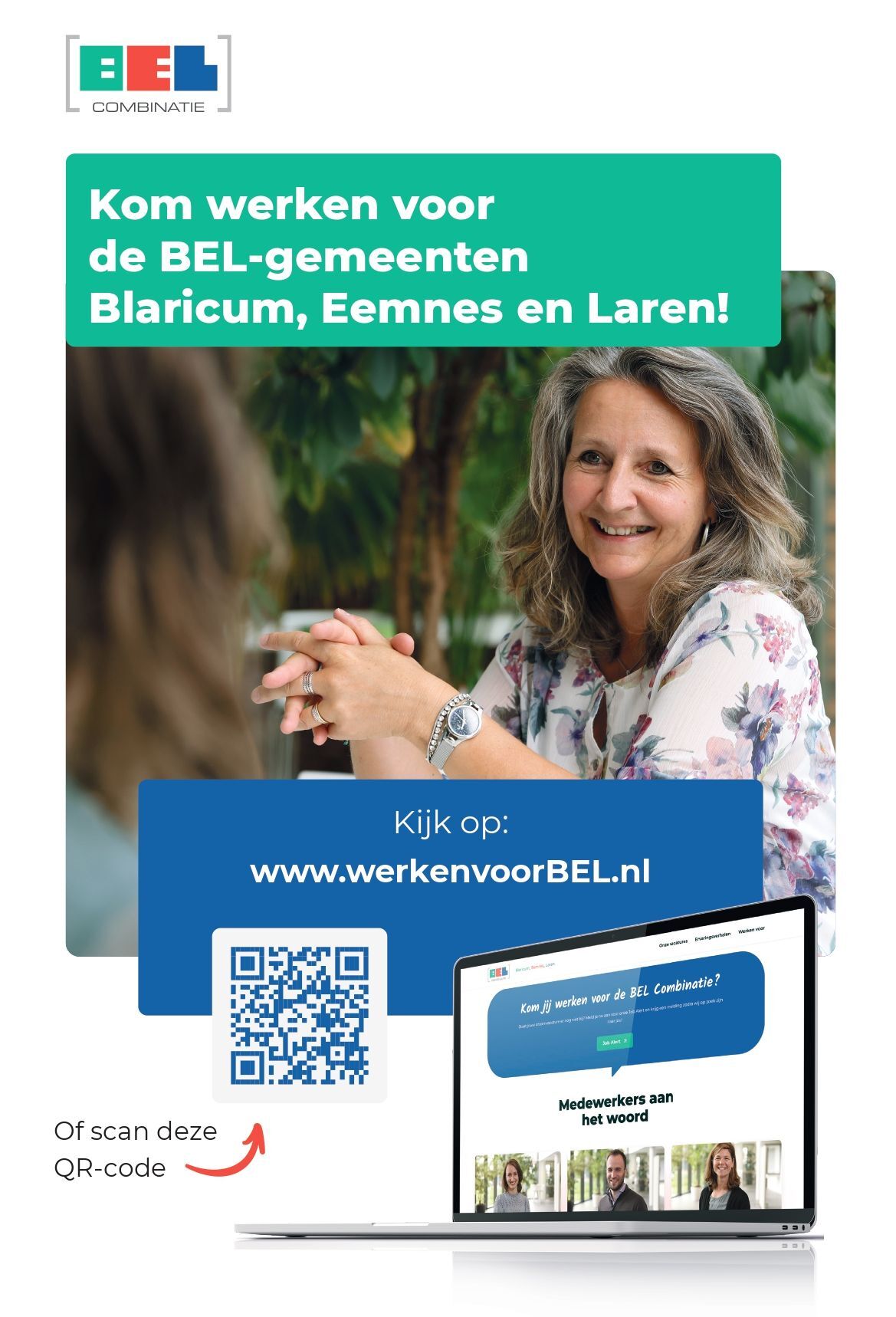 BEL Flyer werken bij website